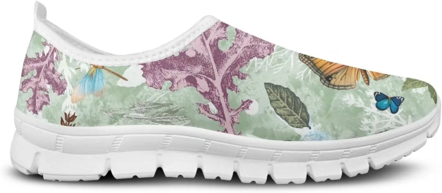 Womens Slip On Sneakers Trendy Casual Shoes for Women Non Slip Work Shoes