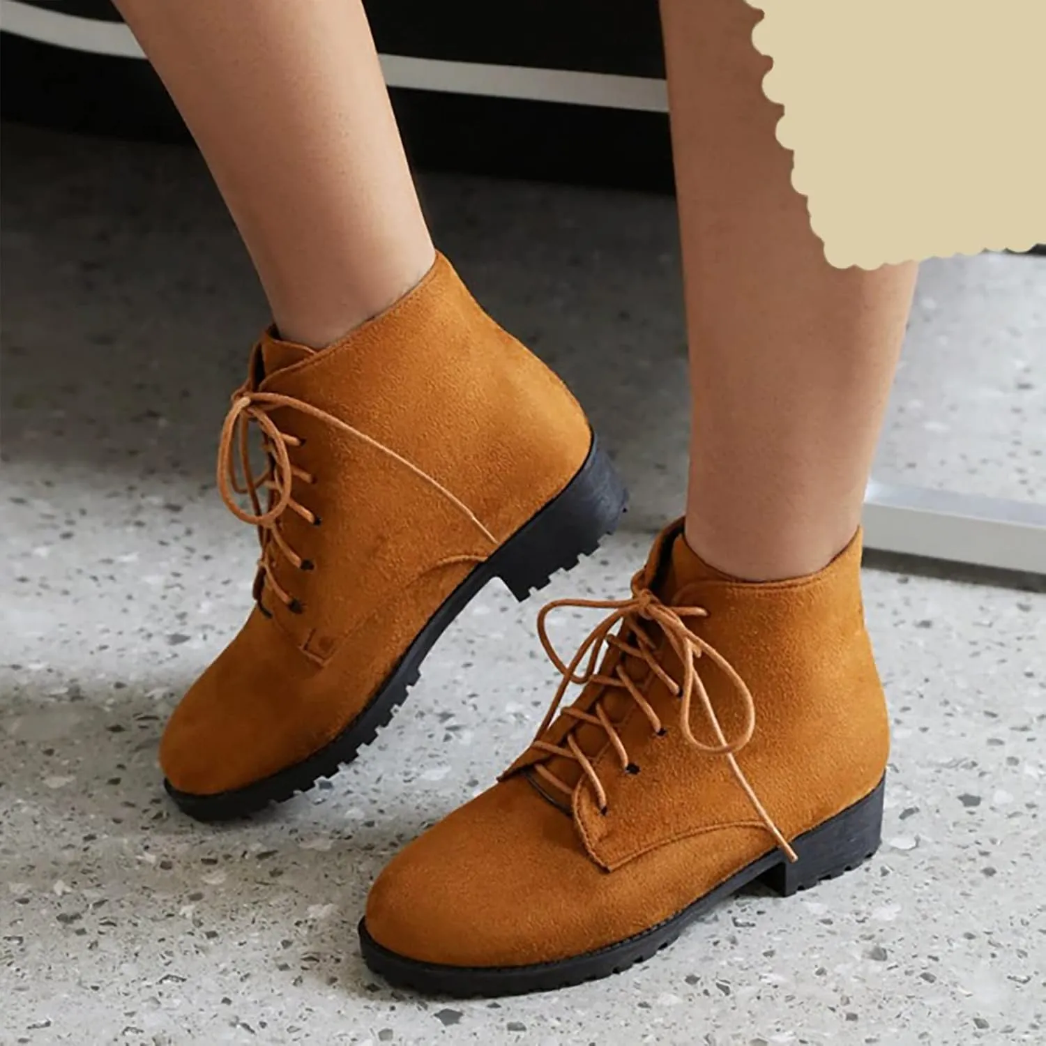 Womens Snow Boots Ankle Brown Booties with Heel Black Cowgirl Boots for Women Platform Bootie Ankle Boot Fashion Closed Head Low Heel Comfortable Pointed Toe