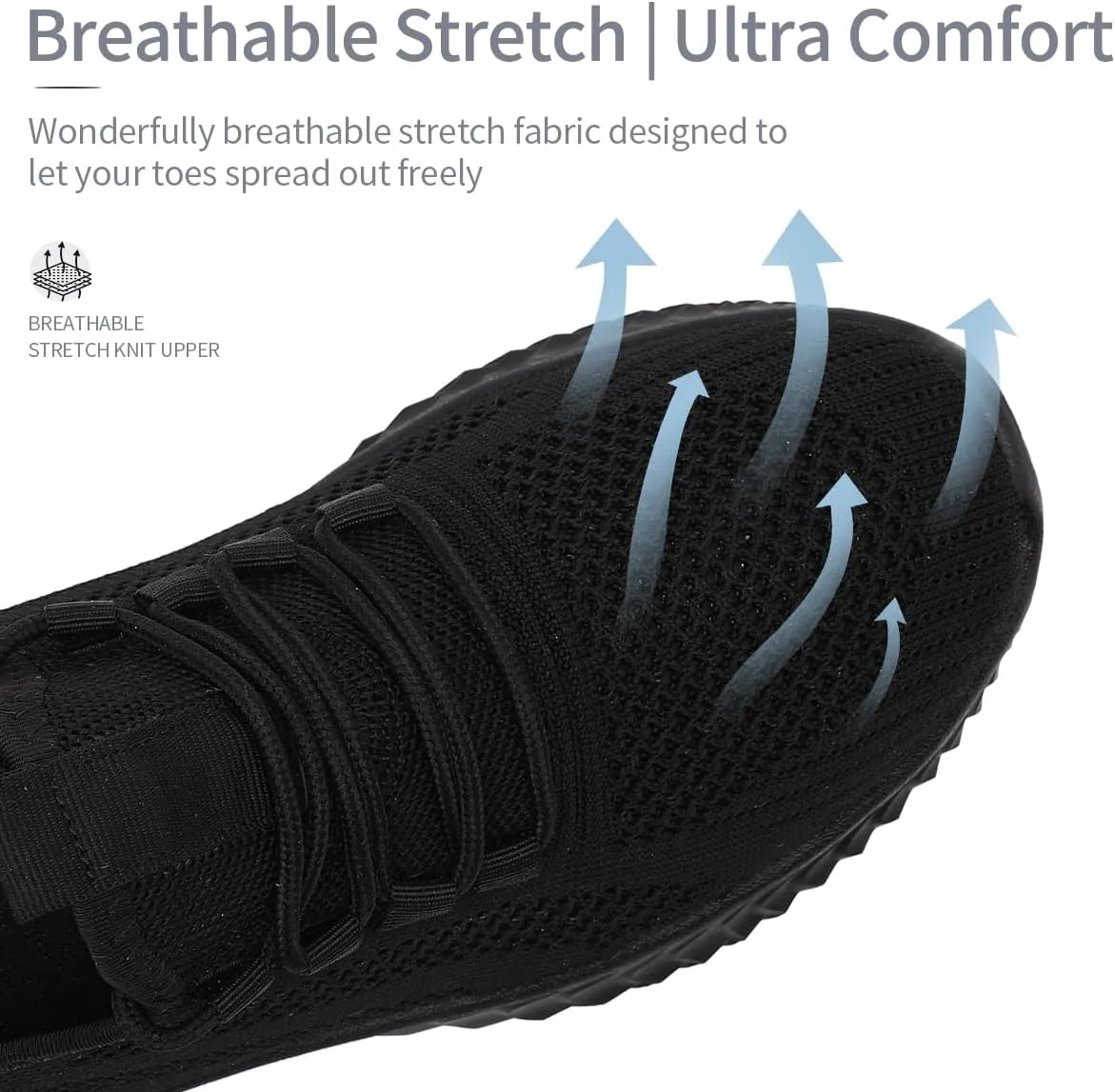 Womens Walking Shoes Casual Slip On Tennis Running Shoes Lightweight Breathable Non Slip Workout Athletic Gym Cross Training Sneakers