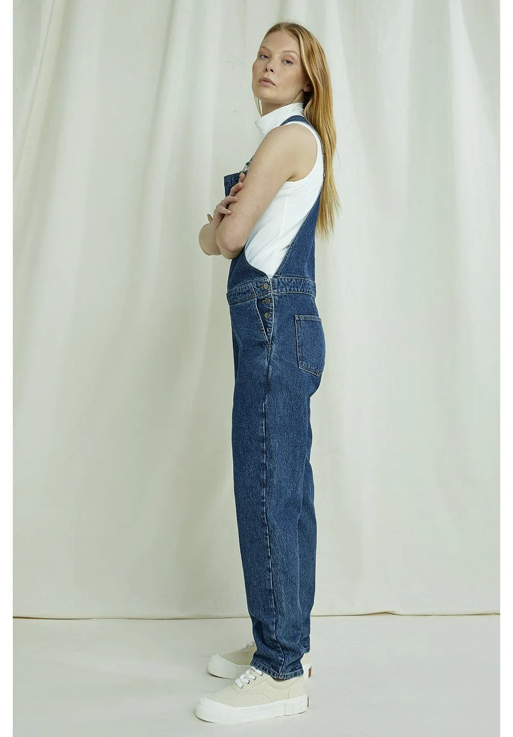 W's Brooklyn Denim Dungarees - Organic Cotton
