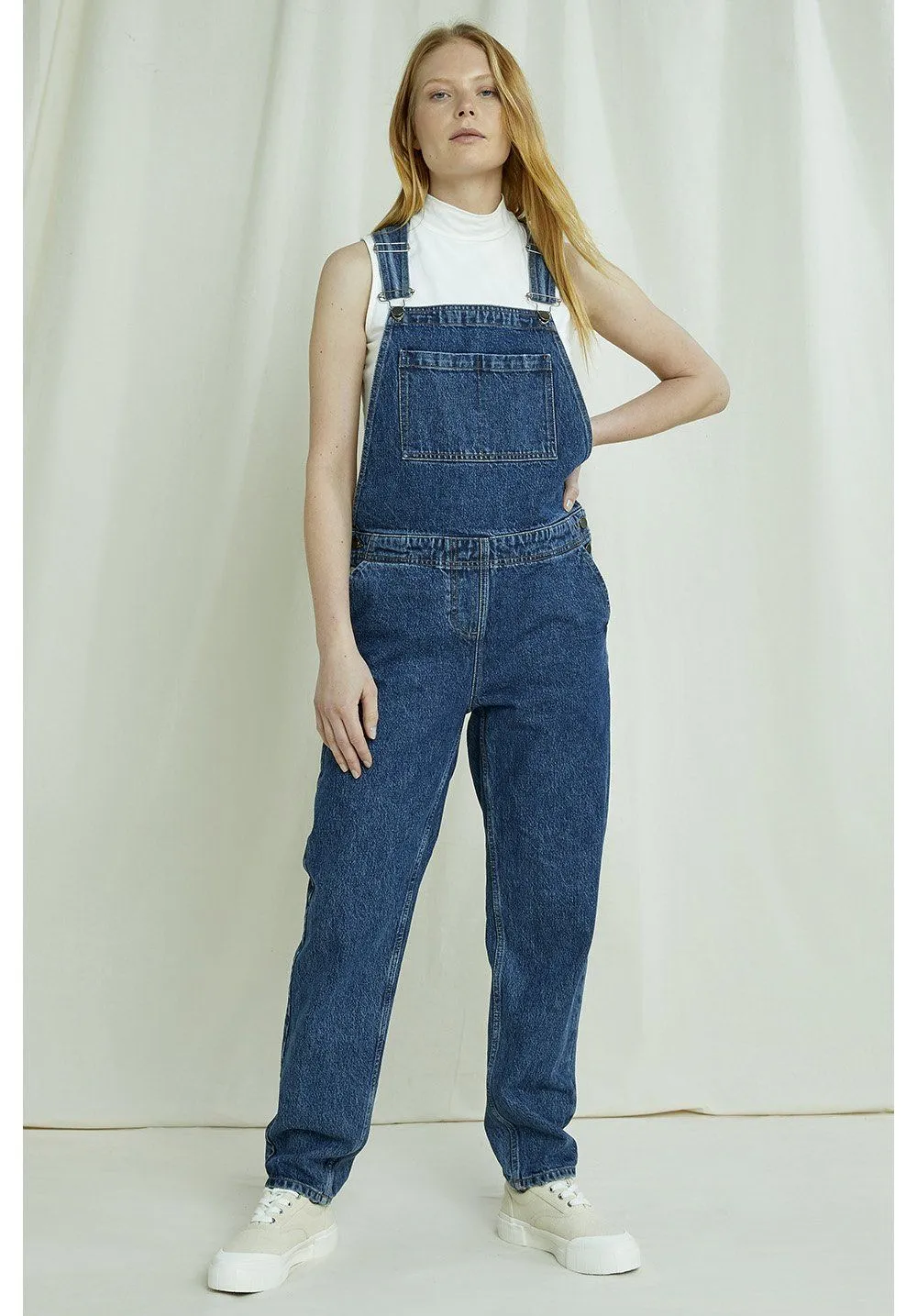 W's Brooklyn Denim Dungarees - Organic Cotton