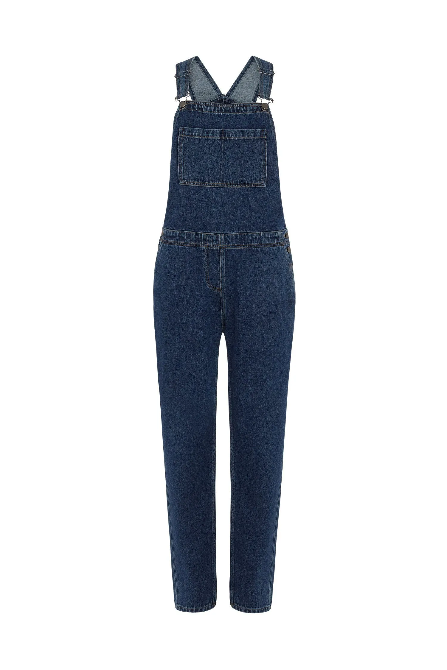 W's Brooklyn Denim Dungarees - Organic Cotton