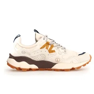Yamano 3 Suede/Nylon Ecru-Light Brown