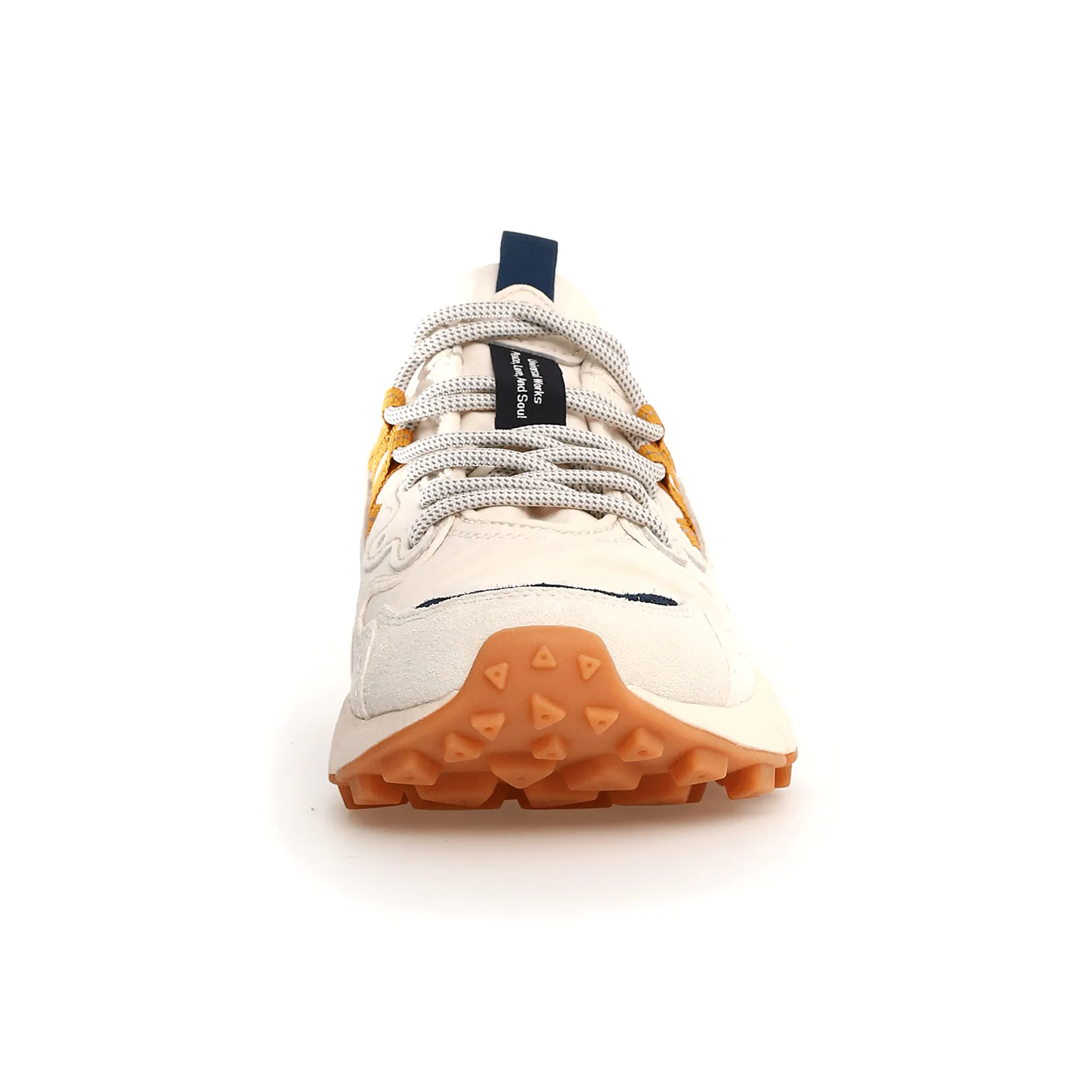 Yamano 3 Suede/Nylon Ecru-Light Brown