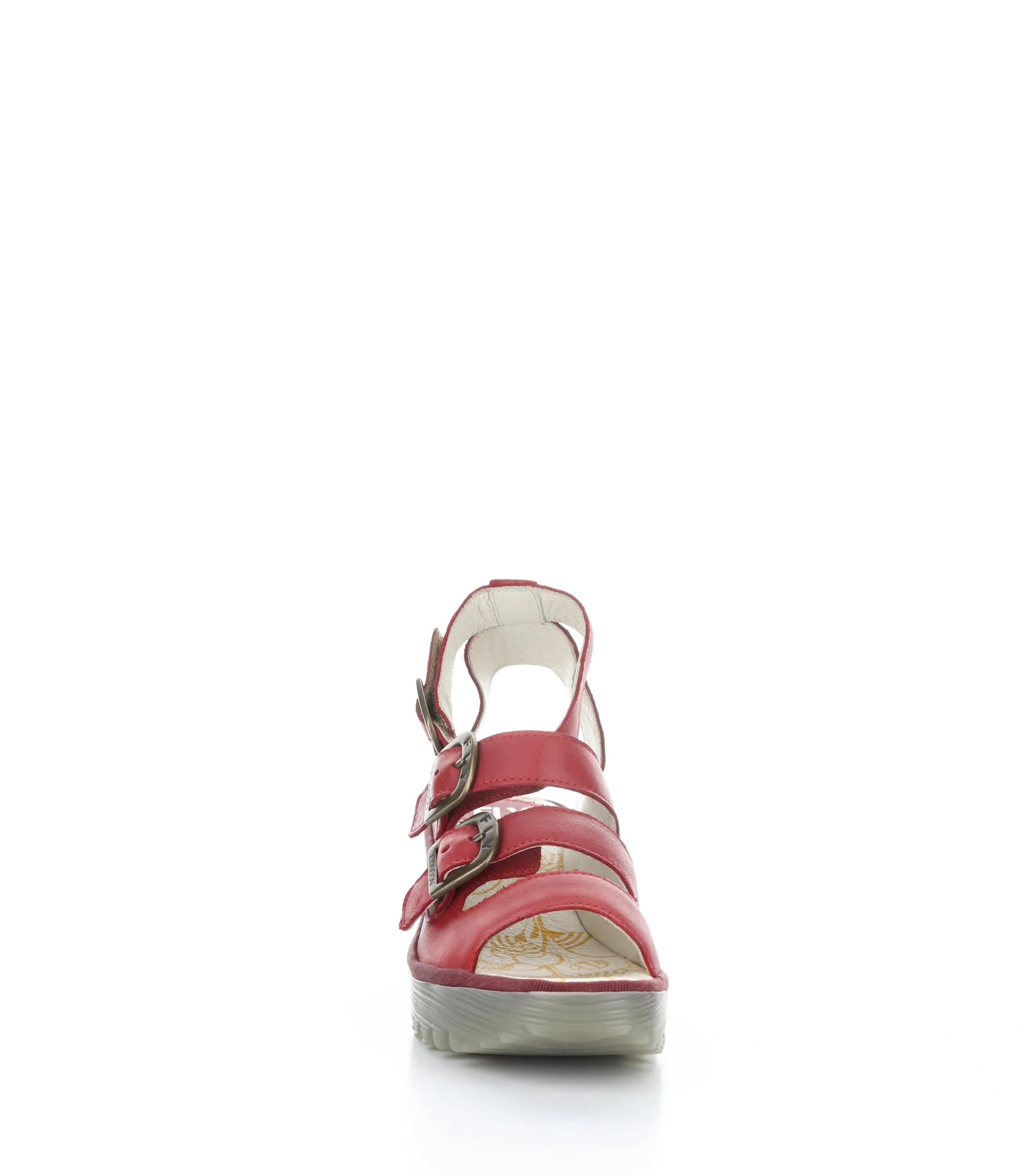 YORN388FLY CHERRY RED Round Toe Shoes