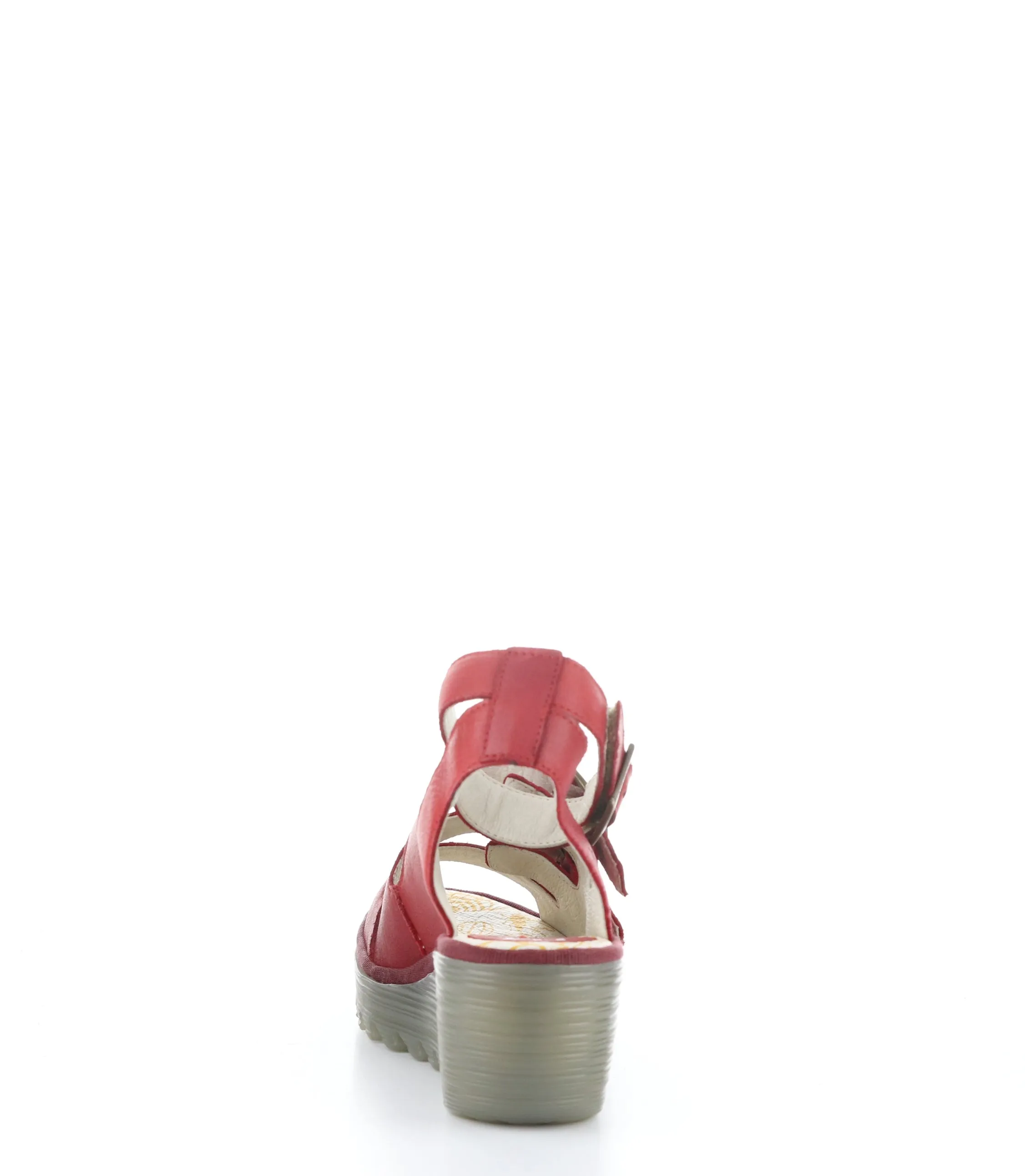 YORN388FLY CHERRY RED Round Toe Shoes